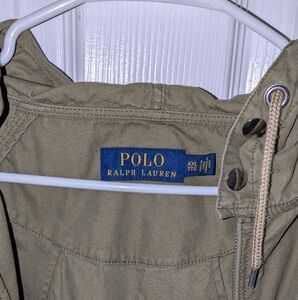 Ralph Lauren hooded windbreaker.